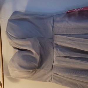 Strapless formal gown